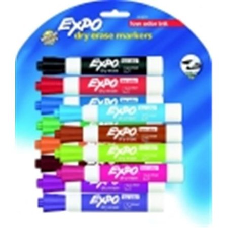 EXPO Expo Chisel Tip Low Odor Non-Toxic Dry Erase Marker Set; Pack 12 336544